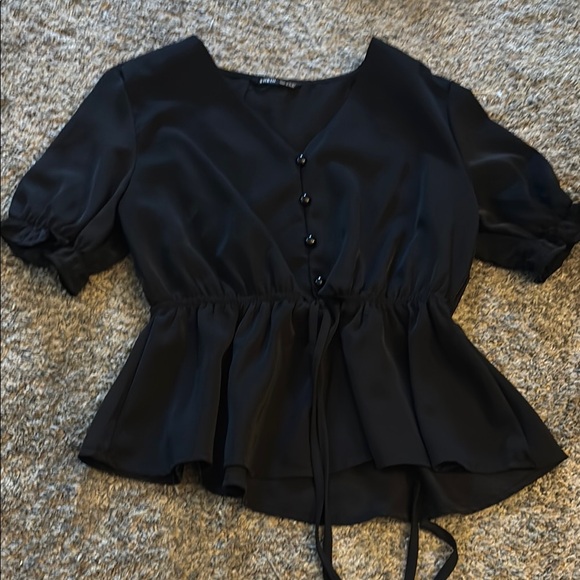 SHEIN Tops - Elegant Black Women's Top